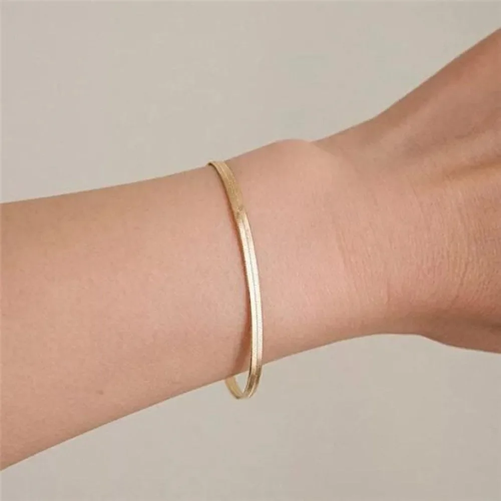 Kyerlyn Gold Bracelets for Women 14K Gold Bracelets Set for Women - Picture 2 of 7